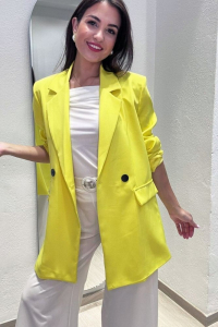 Σακάκι Oversized yellow